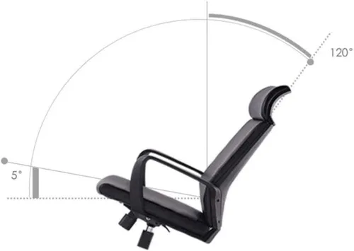 Miniatura 2 de Silla de oficina ejecutiva de respaldo alto, silla de escritorio giratoria, diseño ergonómico, silla giratoria de oficina, cojín de oficina