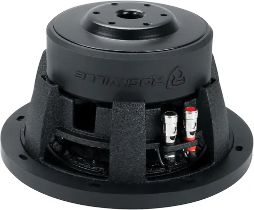 Miniatura 4 de Rockville W8K6D2 V2 1400W Peak / 350W RMS Subwoofer para automóvil de 8 pulgadas, doble 4 ohmios, audio de alta potencia, respuesta de graves