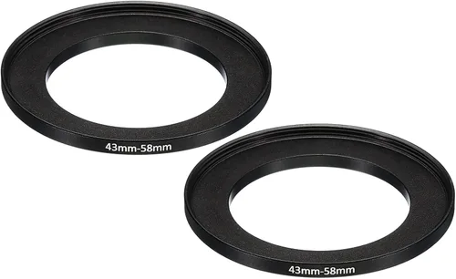 Miniatura 12 de PATIKIL Anillo elevador de metal de 1.594 in-1.693 in, paquete de 2 anillos adaptadores de filtro de lente de cámara, anillo adaptador de filtro