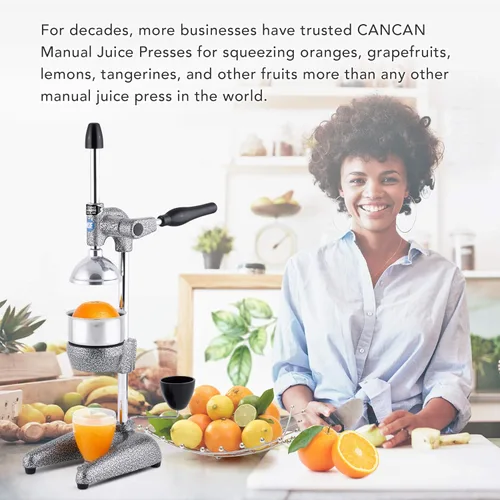 Miniatura 8 de Tribest Pro MJP-100 Profesional Exprimidor de Prensa en Frío Manual para Naranja, Limón y Otras Frutas Cítricas, Gris