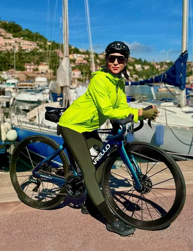 Miniatura 2 de FitsT4 Sports Chaquetas de ciclismo para mujer, ligeras, cortavientos, reflectantes, con capucha