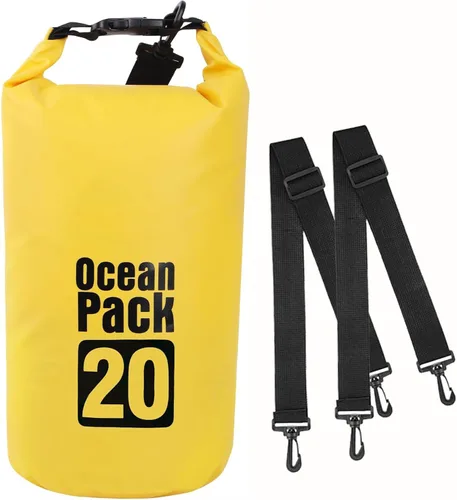 Dry Bag Mochila impermeable 5L/10L/20L/30L Roll Top Bolsa impermeable, bolsas secas flotantes para kayak, natación, barco, campamento, playa.