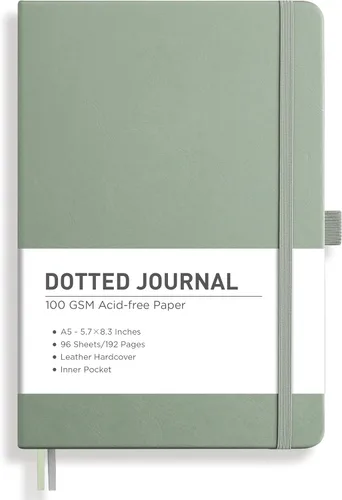 Miniatura 10 de RETTACY Cuaderno rayado, 192 páginas numeradas, tamaño A5 mediano (5.7 x 8.3 pulgadas), para hombres y mujeres, para hacer notas, escritura, trabajo