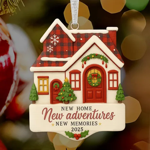 Miniatura 15 de Ornamento de Vidrio para el 50º Aniversario de Bodas – Elegante Decoración de Árbol de Navidad de Vidrio Transparente y Regalo Conmemorativo