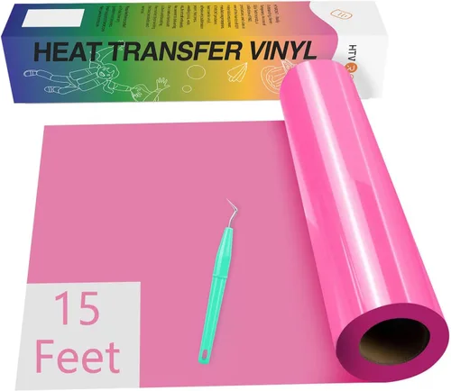 Miniatura 30 de HTVRONT Rollo de vinilo HTV con purpurina verde, 12 x 15 pies, vinilo de transferencia de calor con purpurina verde para camisas, vinilo para Brillo