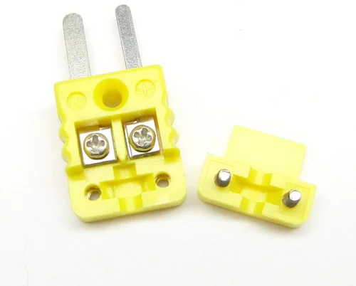 Miniatura 4 de Mini conector de cable de termopar tipo K, conector de cable, 5 pares macho y hembra tipo K enchufes
