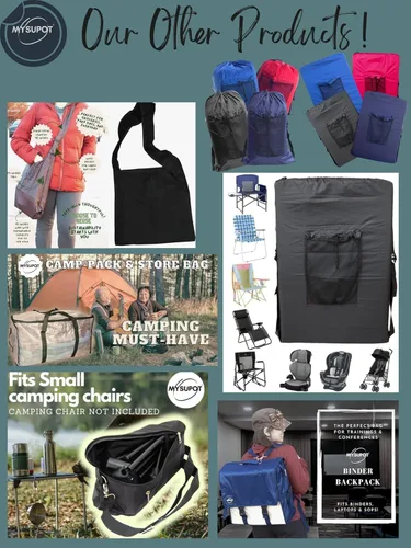 Miniatura 9 de Bolsa de repuesto para silla de camping plegable, silla de campamento portátil, hamaca, esterilla de yoga, paraguas, tiendas de campaña, trípodes