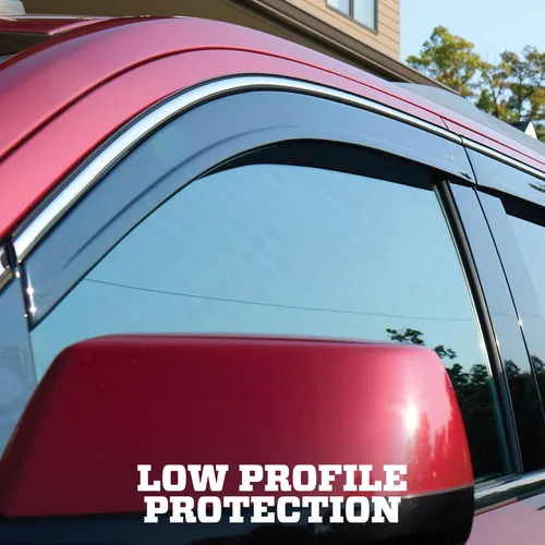 Miniatura 3 de Husky Liners Protectores de lluvia Ventvisor de perfil bajo Compatible con Chevrolet Equinox EV 2024-2026 Delantero y trasero, 4 piezas Humo