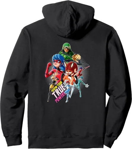Miniatura 2 de Miraculous Colección Ladybug and All Heroez True Powers - Sudadera con capucha, Negro