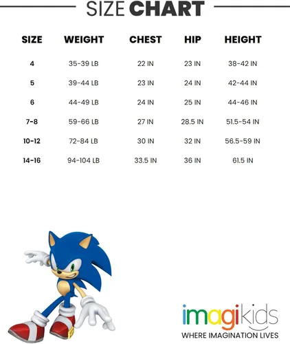 Miniatura 5 de SEGA Sonic the Hedgehog - Sudadera de felpa francesa para niñas pequeñas y grandes