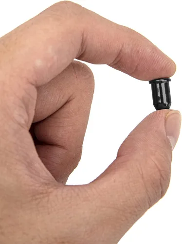 Miniatura 5 de 36 casquillos de metal para guitarra Yootones a través del cuerpo, virolas de montaje de cuerdas compatibles con repuesto de guitarra (negro)