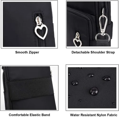 Miniatura 3 de Brazalete de teléfono para iPhone 16 15 14 13 Pro/Pro Max, Samsung Galaxy S25 S24 Ultra Plus A16 A15 A06 - Bolsa para teléfono Crossboy