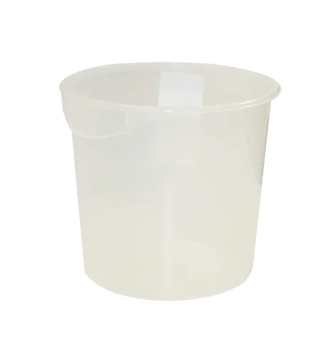 Miniatura 2 de Rubbermaid Commercial Products Recipiente redondo de plástico para almacenar alimentos, 12 cuartos, color blanco, organización/almacenamiento