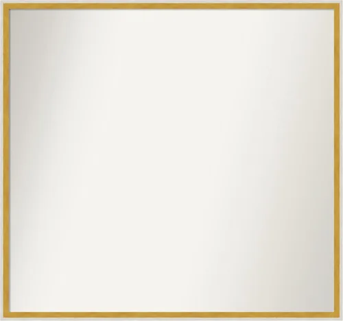 Miniatura 545 de Amanti Art Espejo de baño blanco para sobre el fregadero, 32 x 45 pulgadas, espejo de tocador rectangular blanco esbelto, marco de madera moderno