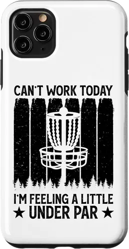 Miniatura 11 de iPhone X/XS Can't Work Today I'm Feeling A Little Under Par - Disc Golf Case