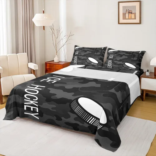 Miniatura 42 de Erosebridal Graffiti - Juego de sábanas de rugby con casco de rugby colorido, sábanas deportivas para niños y niñas, juego de fútbol, sábana bajera
