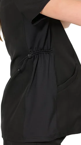Miniatura 3 de Evolution Scrubs Top de maternidad con cuello en V elástico en 4 direcciones para mujer
