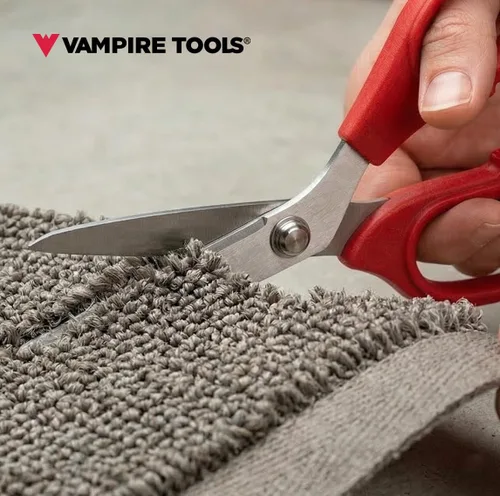 Miniatura 8 de VAMPLIERS Tijeras de Kevlar de fibra óptica de 8 pulgadas, tijeras de acero al carbono de grado industrial - Cortes Kevlar, Dyneema, Spectra