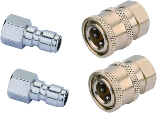 Miniatura 4 de Juego de adaptadores de accesorios para lavadora a presión, kit reductor NPT 1/4" NPT de 3/8