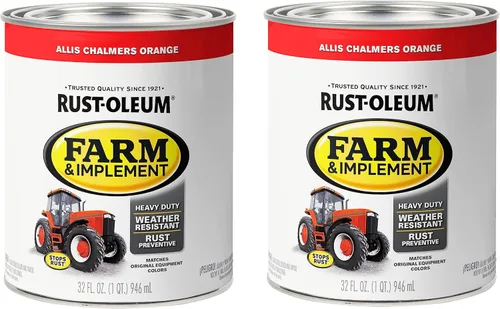 Miniatura 25 de Rust-Oleum 280131-6PK Pintura en aerosol para granjas e implementos, 12 onzas líquidas, color azul Ford, paquete de 6 Ford azul