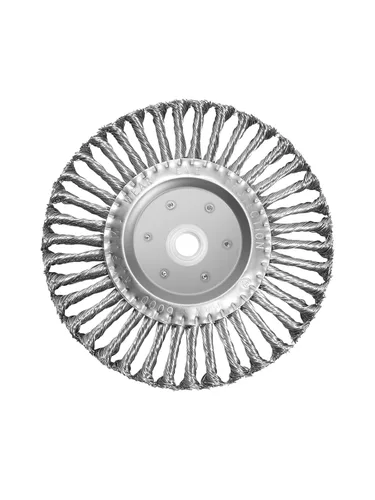 Miniatura 19 de Cepillo de rueda de alambre de banco de 6 pulgadas, alambre de acero prensado grueso, 0.012 pulgadas con eje de 5/8 pulgadas para amoladora de banco
