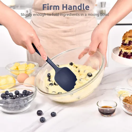 Miniatura 5 de U-Taste - Espátula de cuchara de silicona resistente al calor: U-Taste 600ºF de alto calor, flexible, 11.38 pulgadas, mezcla de silicona, agitación