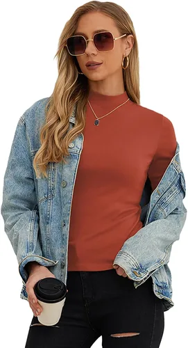 Miniatura 4 de PrinStory Camisetas de manga corta para mujer, para otoño, de negocios, elegantes, casuales, sin botones, a la moda 2023