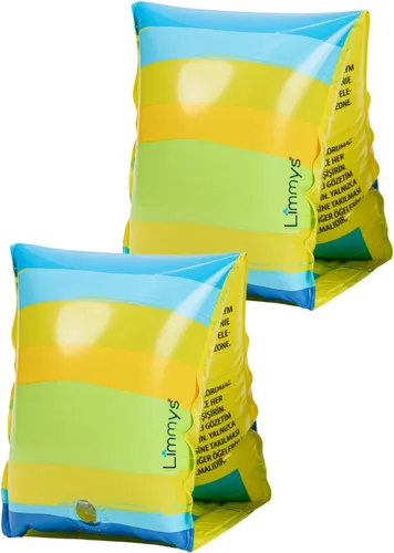 Limmys Flotadores de brazo de alta calidad para niños, de 1 a 6 años, alas de agua inflables para nadar (ganador del premio Mom's Choice Award)