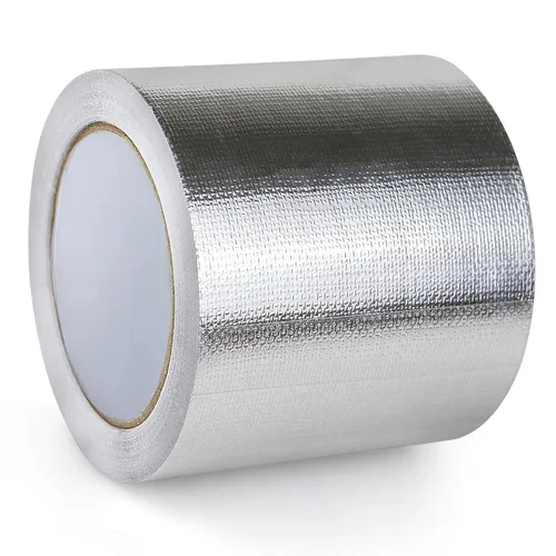 Miniatura 9 de Cinta de protección térmica de papel de aluminio de fibra de vidrio 1.97in x 82ft, material reflectante de aislamiento térmico de fibra de vidrio
