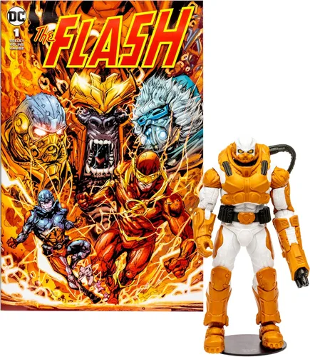 Miniatura 15 de McFarlane Toys - Figura DC Direct 7IN con cómic - The Flash WV2 - Captain Cold Capitán Cold