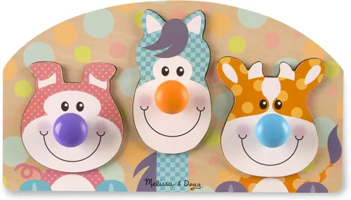 Miniatura 7 de Melissa & Doug First Play - Rompecabezas de madera de animales de granja (3 piezas)