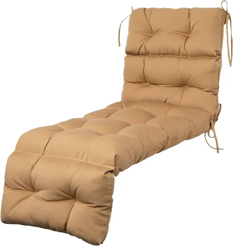 Miniatura 10 de ARTPLAN Chasie Lounge - Cojín grueso con lazos, cojín de mimbre de repuesto para silla de Paito Fruniture, 72 x 22 x 4 pulgadas, para todo