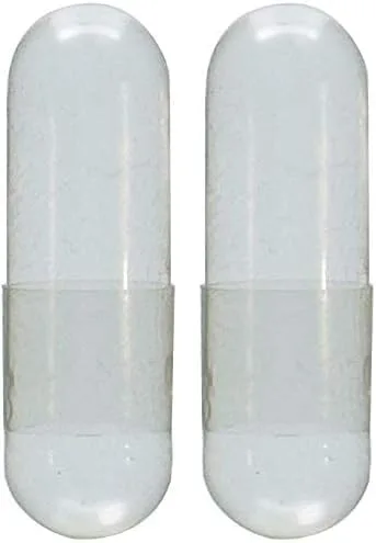 Miniatura 4 de Capsule Connection Venta al por mayor a granel cápsulas vegetales vacías '00' tamaño, vegano y vegetariano (500) bolsa resellable