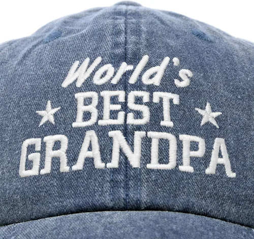 Miniatura 2 de DALIX Worlds - Gorra de algodón lavado con diseño vintage