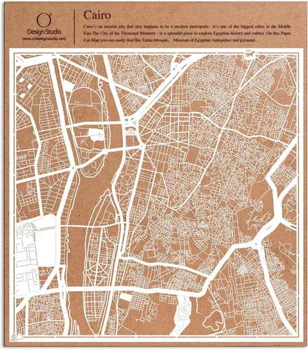 Miniatura 152 de O3 Design Studio Aberdeen - Mapa de papel cortado en papel blanco de 12 x 12 pulgadas