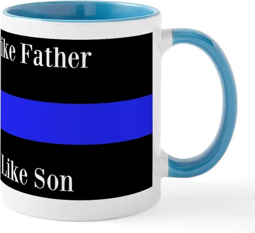 Miniatura 59 de CafePress Taza de café de cerámica de 11 oz (11.0 fl oz) de Police Mom