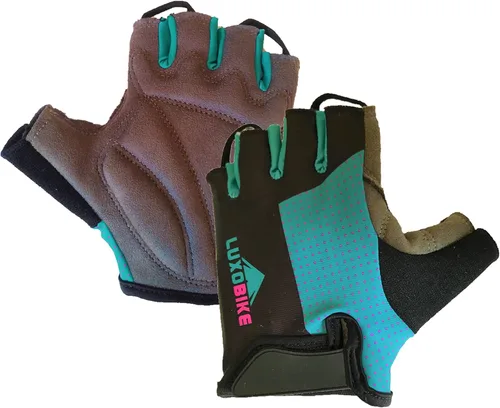 LuxoBike - Guantes de ciclismo, guantes de bicicleta de montaña, guantes de bicicleta Antideslizante, absorción de golpes, acolchado, transpirable,