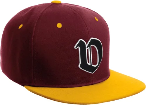 Miniatura 1204 de Daxton Gorra clásica con visera de billete plano con letras del alfabeto inglés antiguo de la A a la Z
