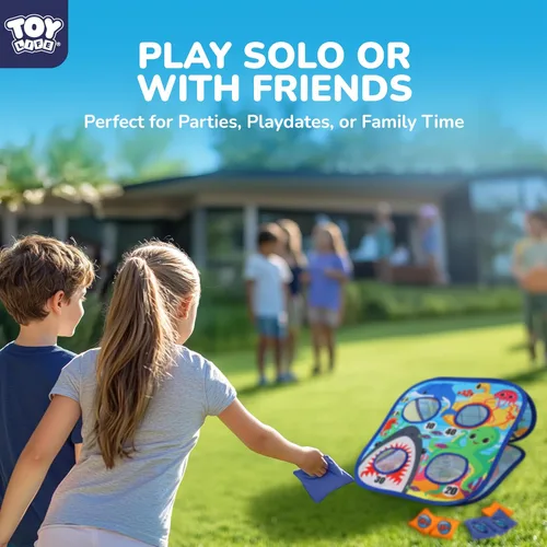 Miniatura 6 de TOY Life Toddler Outdoor Toys for Kids Ages 4-8, Bean Bag Toss, Outside Yard Games for Kids Cornhole, Indoor Lawn Backyard Games Birthday Family