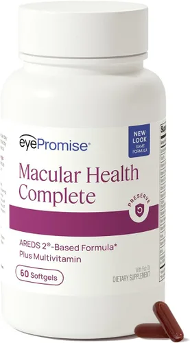 EyePromise Vitamina multivitamina + ojo – Fórmula expandida de salud ocular con corazón completo, cerebro, cabello, piel y salud general – 30 días