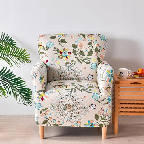 Miniatura 28 de MIFXIN Funda elástica para sillón de banquete, de terciopelo, 1 pieza, de elastano, elástico, protector de muebles, para sofá de 1 plaza con brazos