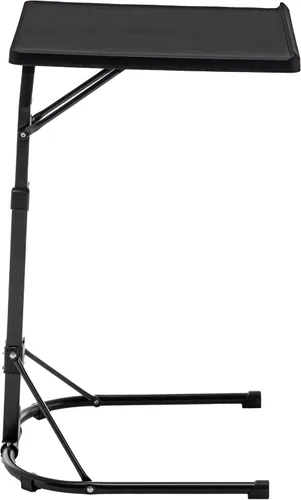 Miniatura 9 de BTEXPERT Bandeja plegable para TV, bandeja de mesa plegable, 3 ángulos de altura ajustable y inclinación para cenar, leer, computadora portátil