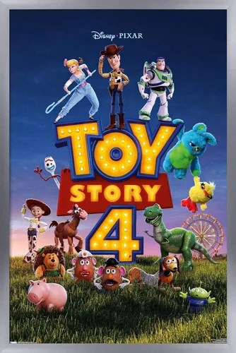 Miniatura 10 de Trends International Disney Pixar Toy Story 4 - Póster de pared de una hoja, 14.725 x 22.375 pulgadas, versión enmarcada plateada Versión con marco
