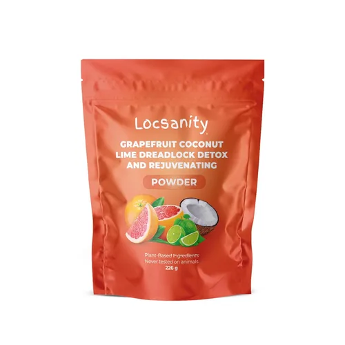 Locsanity Detox para el cuero cabelludo de rastas - Polvo de limpieza profunda para rastas, acondicionador limpiador - Limpiador natural para el