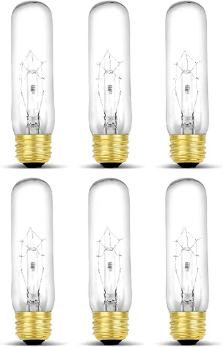 Miniatura 10 de lumenivo Bombilla de piano de 40 W, 120 voltios, 40T10/CL, repuesto para pasatiempos creativos 3090, bombilla T10, base media (E26), bombilla
