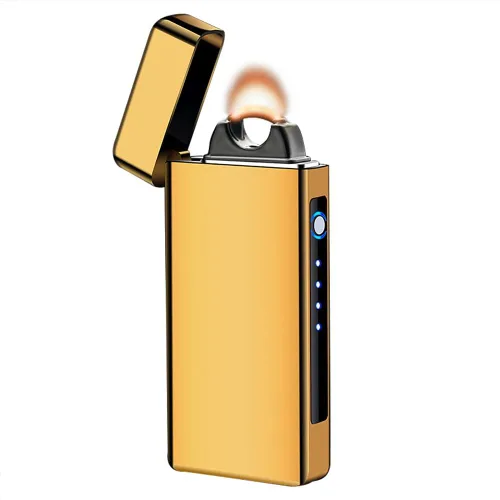 Miniatura 14 de YOZWOO Encendedor eléctrico recargable, encendedor de arco de llama de alta potencia, encendedores USB con indicador de batería LED, encendedores