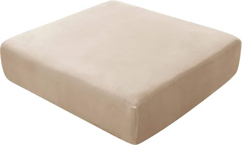 Miniatura 55 de CONRUSER Funda de cojín elástica de terciopelo suave, funda de cojín de felpa de terciopelo suave, funda de sofá, protector de muebles con parte