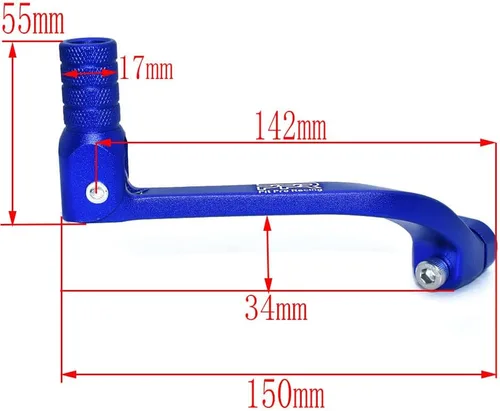 Miniatura 2 de Palanca de Cambios Plegable de Aleación de Aluminio, Palanca de Cambios Compatible con Motocicleta BSE CRF 110 Apollo TTR 125, Motocicleta de 50 cc