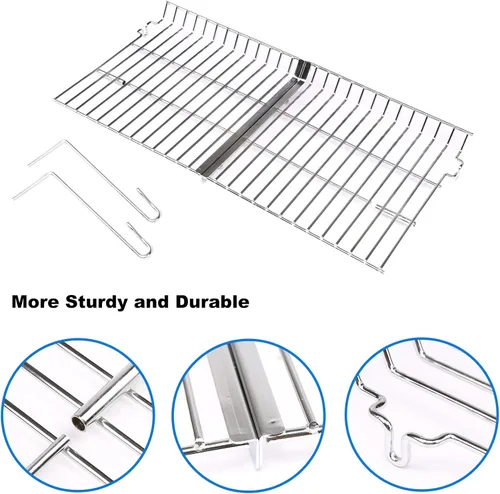 Miniatura 5 de Rejilla de calentamiento para parrilla Uniflasy para Char Griller 5050, 5650, 3001, 2223, 5072, 2823, 3030, rejilla de calentamiento para parrilla