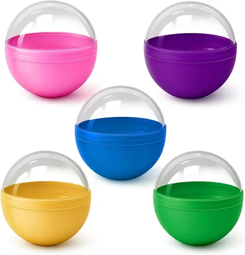Miniatura 8 de 50 cápsulas de máquina expendedora multicolor de 2 pulgadas, cápsulas de máquina de chicle, cápsulas de premio, cápsulas de 2 pulgadas para premio